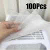 100 шт. бумажный фильтр для пылесоса для ногтей, сменный фильтр для пылесоса для ногтей, ультратонкая ткань, хлопок
