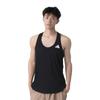 adidas SS24 ESS RN Singlet Series дышащий спортивный топ без рукавов унисекс топы черный JV6915