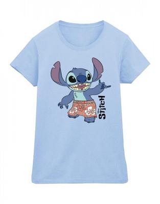 Женские/женские шорты-бермуды Lilo & Stitch, хлопковая футболка