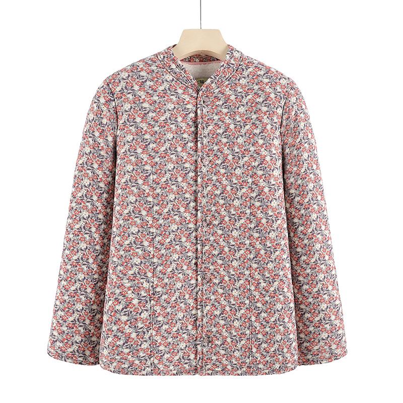 Теплое хлопковое пальто на бархатной подкладке для женщин среднего и пожилого возраста: Зимняя свободная куртка из верблюжьего пуха с защитой талии