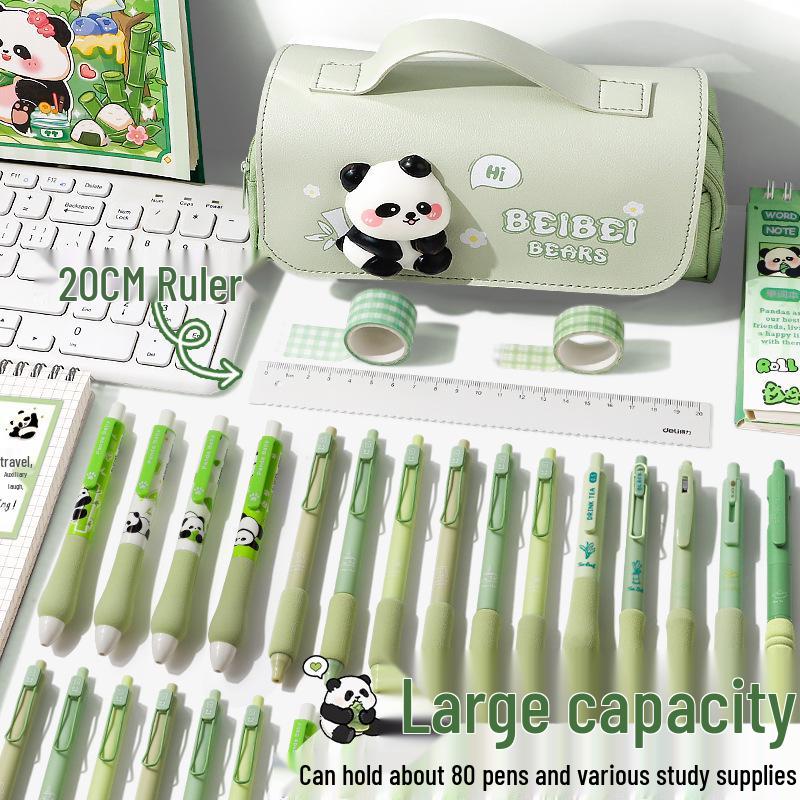 Очень большой пенал-капибара 2025 - Милый канцелярский пенал для девочек