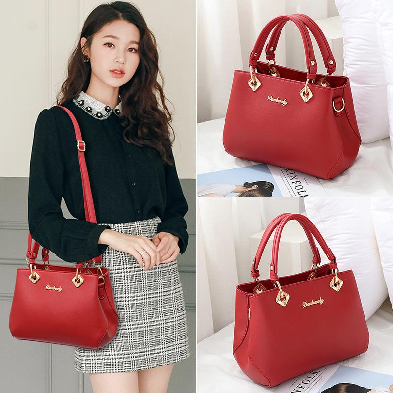 New Women Leather Handbags Ladies Large Tote Bag Female Square Shoulder Bags  Fashion Crossbody Bags