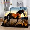 Одеяло с изображением лошади Pentium Gallant Steed, мягкое одеяло для дома, спальни, кровати, дивана, пикника, путешествия, офиса, детское одеяло