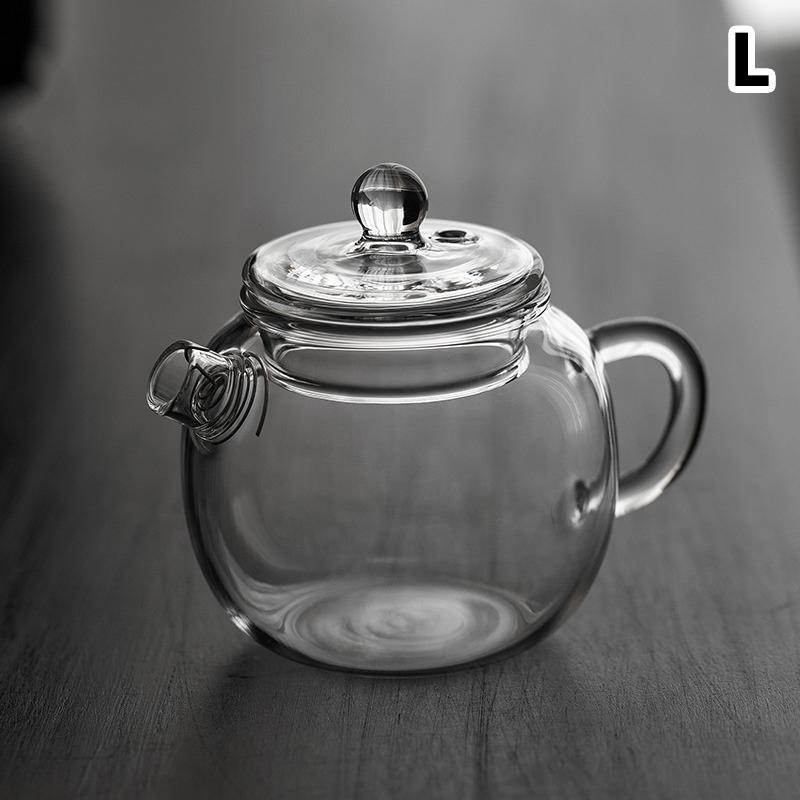 150Ml/5Oz Mini Clear Glass Teapot High Borosilicate For Beverages Teapot For One Person Use Kung Fu Tea For Home Office Cafe