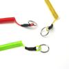 Carabiner Chainsaw Lanyard Spring Elastic Rope Safety Rope Fishing Lanyards Spiral Coiled Lanyard