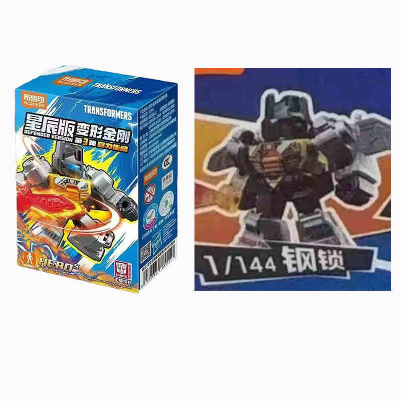 Blokees Devastator Transformers Starry Edition Vol.3 Devastator OPTIMUS PRIME MEGATRON BUMBLEBEE Armored Robot Blind Box Kid Toy