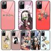 Kamado Nezuko Kimetsu No Yaiba Demon Slayer ТПУ мягкий чехол из закаленного стекла чехол для телефона для XiaoMi Redmi Note 10 9S 8 7 6 5 A 10t P