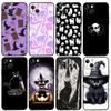 Чехол 'Черная кошка-ведьма' для Honor Magic 5 6 7 8 Pro 200 400 Lite 50 70 90 Win RT X8c X8b X9a X9b X9c X9d Чехол