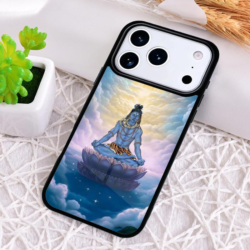 Lord Shiva Hindu God Buddha India Phone Case for iPhone 17 Air 16 15 11 12 14 13 Pro Max Shockproof Cover