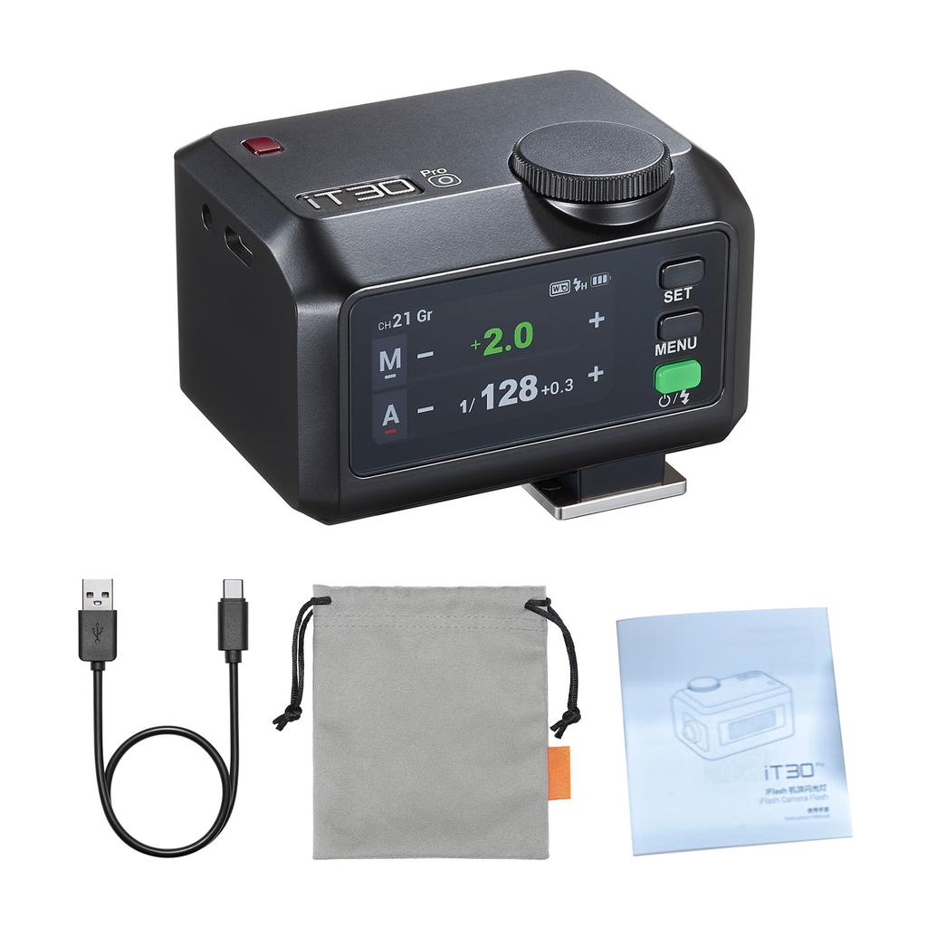 IT30Pro TTL Фонарик Портативный Камера Фотография Заполняющий Свет Внешняя Вспышка 2.4 ГГц X Система