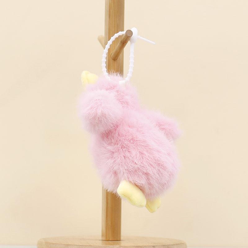 Plush Duck Keychain With Pp Cotton Filling For Bag Decor And Collectors