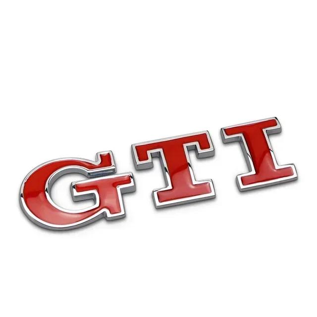 opq1 Car Styling 3D Metal Badge Stickers Logo Decal Accessories For VW GTI Polo Golf Passat Tiguan Arteon Touareg Taigo Caddy Jetta B