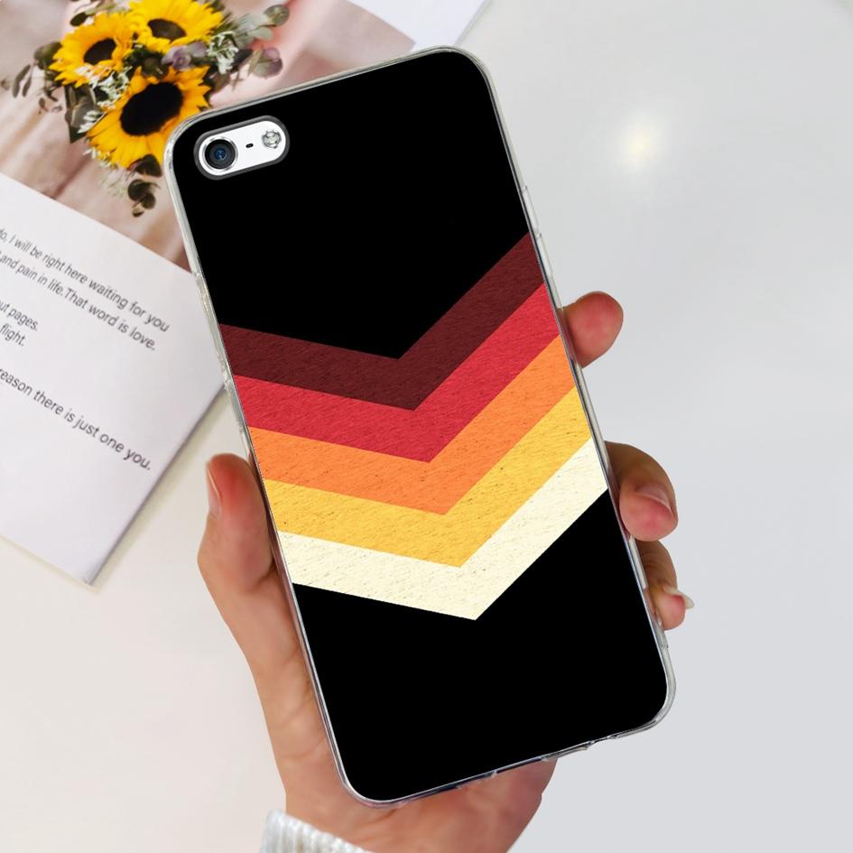 For iPhone 5 5S Case Fashion Astronaut Art Painted Shockproof Soft Cover For iPhone SE 2016 2020 SE2 TPU Funda on iPhone5 Bumper
