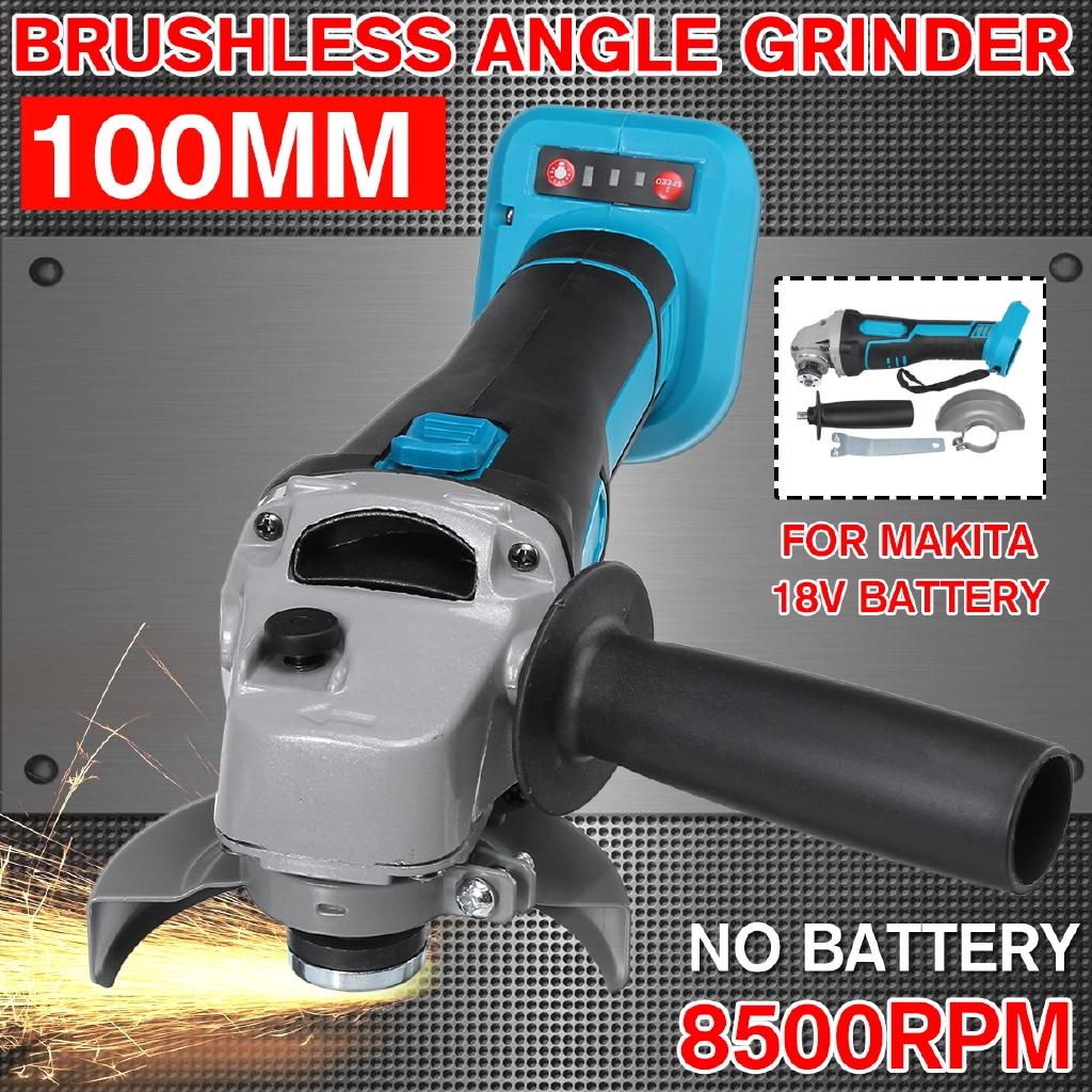 8500RPM Cordless Brushless Angle Grinder Replaces 110mm For 18V Battery