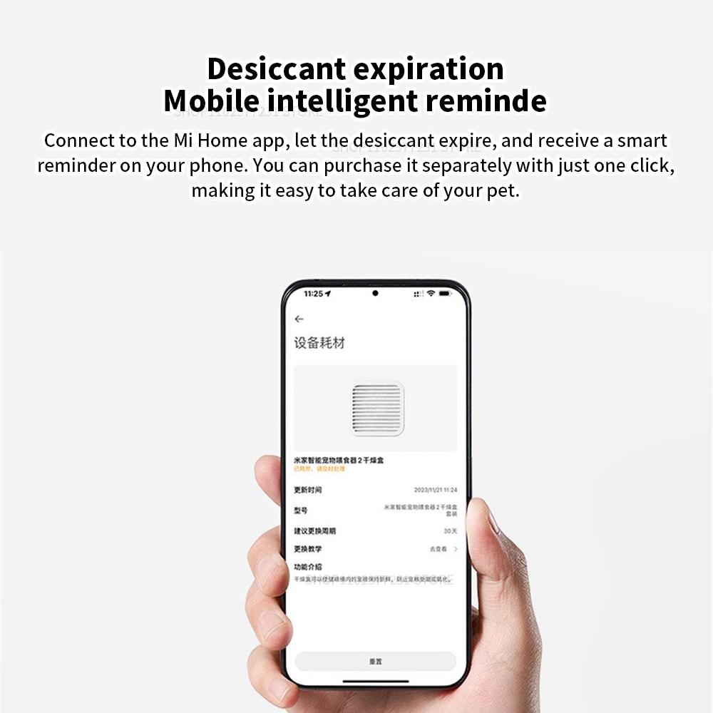 Оригинальная сушильная камера Xiaomi для корма для домашних животных 2, влагозащитная, сохраняющая свежесть, осушающая, с осушителем для корма для домашних животных, работает с приложением Mihome
