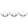 3PCS Breast Milk Pump Flange Inserts Breast Converter Practical Breast Pump Replacement 17mm 19mm
