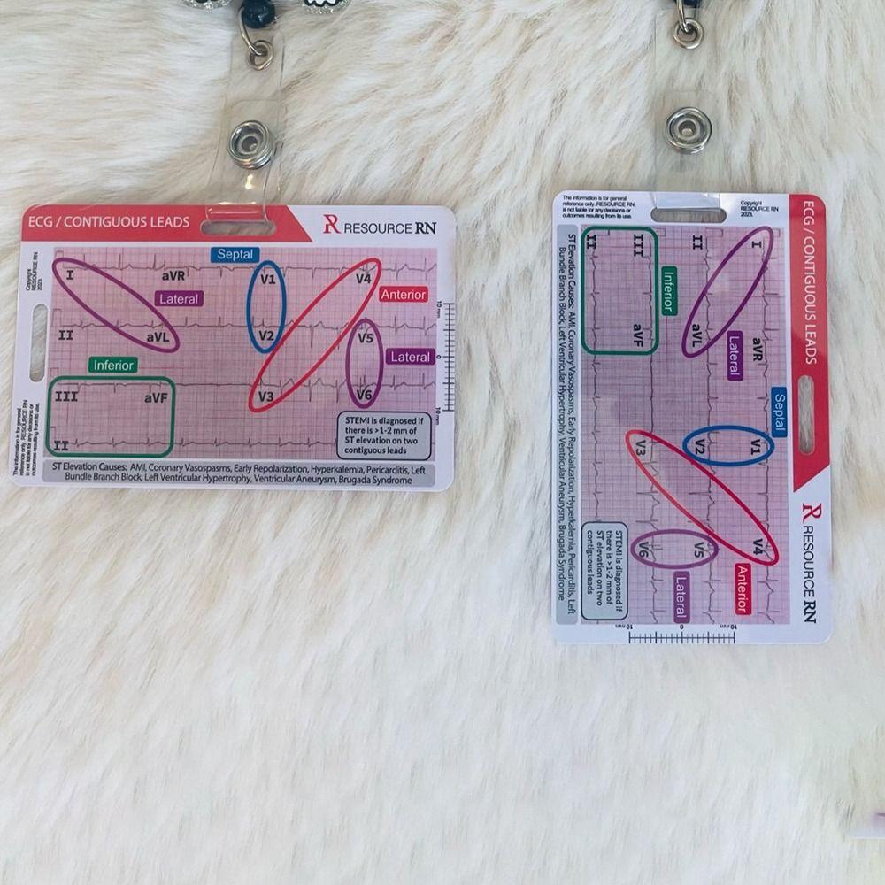 Пластиковая линейка ЭКГ с 7 шагами, горизонтальный вертикальный инструмент для оценки, новые штангенциркули ЭКГ