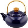 Maekawa Metal Miyabi Enamel Kettle, 2.0L, Blue