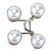 4sets Reusable Button Pins Adjustable Pant Buttons Sturdy Waist Tightener  For Jeans