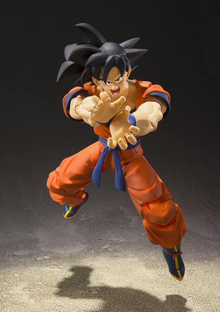 TAMASHII NATIONS Dragon Ball Son Goku 140mm ABS PVC Painted Action Figure S.H.Figuarts -Earth-Raised Saiyan- Approx. &