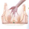 Sexy Summer Ultra-thin Full-cup Large Size Underwear Female Thin Section Gathered Bra Sexy Lace Full Cup Bra