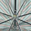 Luxury Long Umbrella Plain Striped GREEN Makita a Umbrella Manufacturer with a History of Over 140 Years Since the Edo Luxury Umbrella Koshu-ori Men's