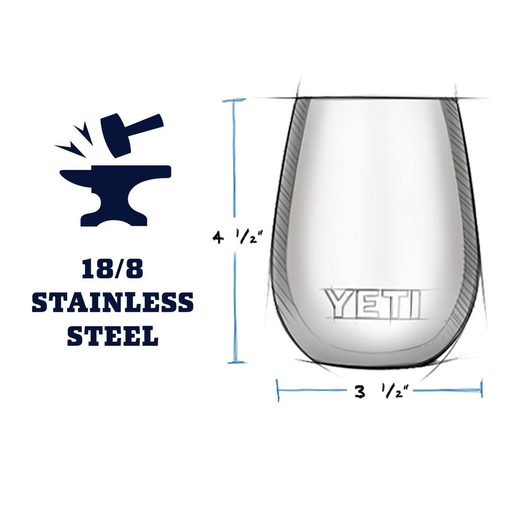 YETI Wine 10oz Tumbler, (295ml) (Alpine Yellow)