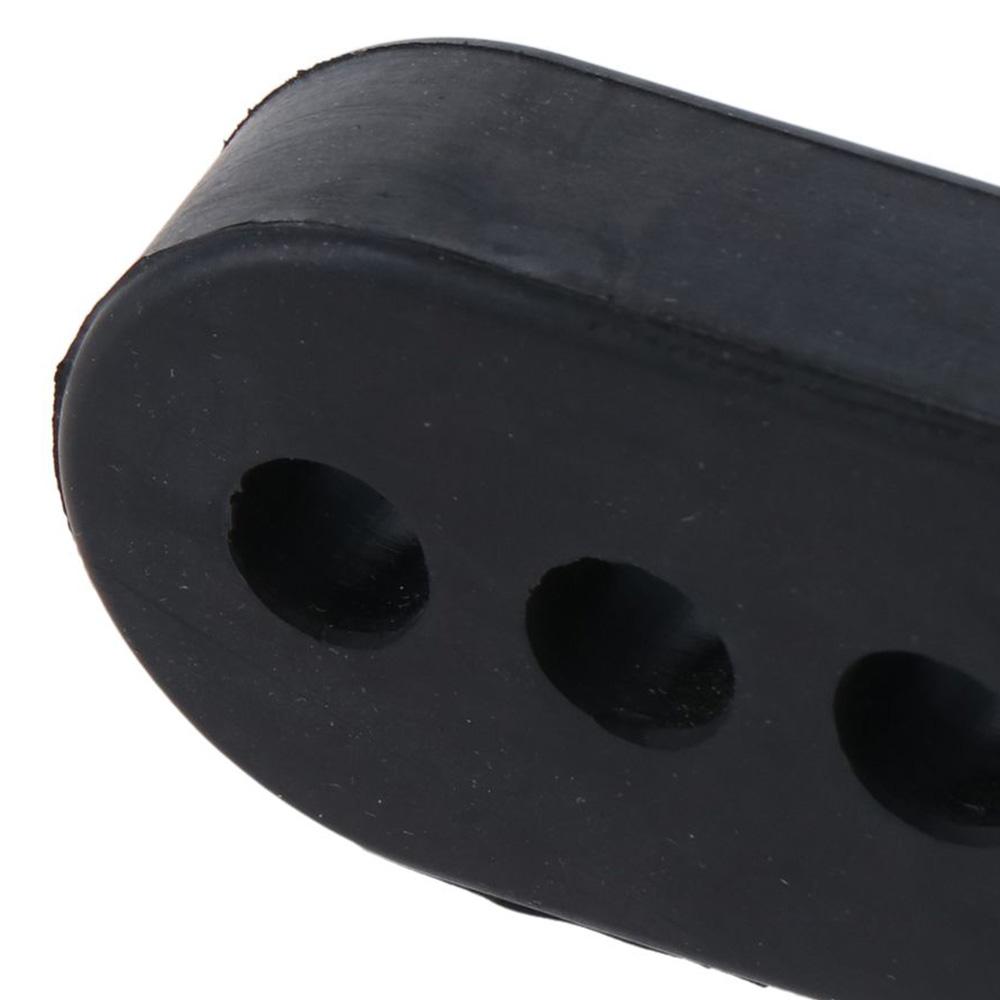 2Pcs Rubber Rubber Exhaust Hanger 4 Holes High Density Rubber Muffler Hanger Automobile