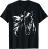 Cute and Elegant Horse Silhouette Art for Horse Lovers T-Shirt Unisex T-Shirt