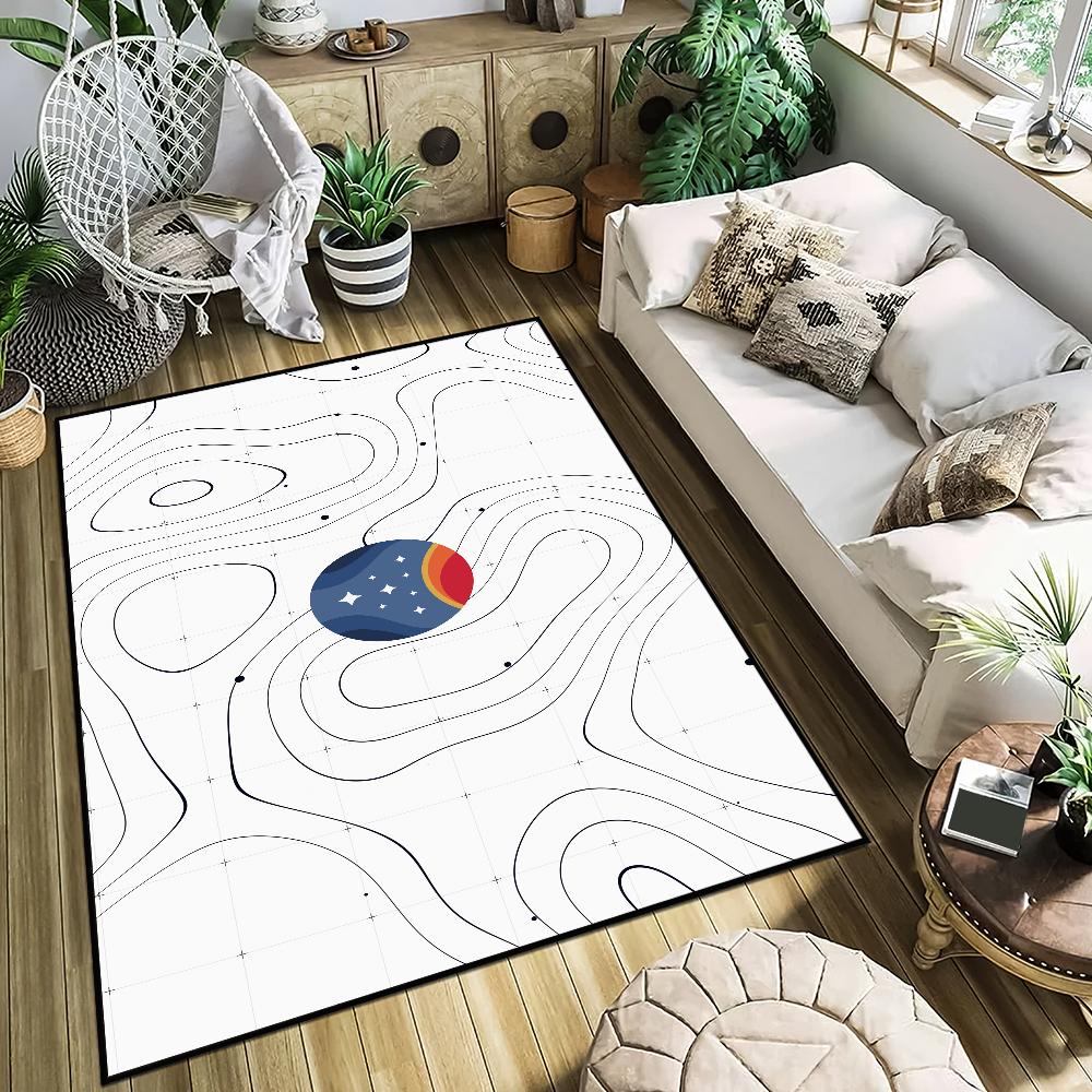 Game Starfields Small Carpet Bedside Kitchen Bath Living Home House Bedroom Floor Mat Doormat Rug Decoration