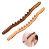 8 Beads Gua Sha Massage Stick Carbonized Wood Back Body Meridian Scrapping Tools