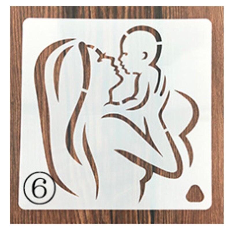 15*15 см цветок розы DIY многослойные трафареты настенная живопись Diy раскраска для скрапбука тиснение альбом декоративная открытка шаблон