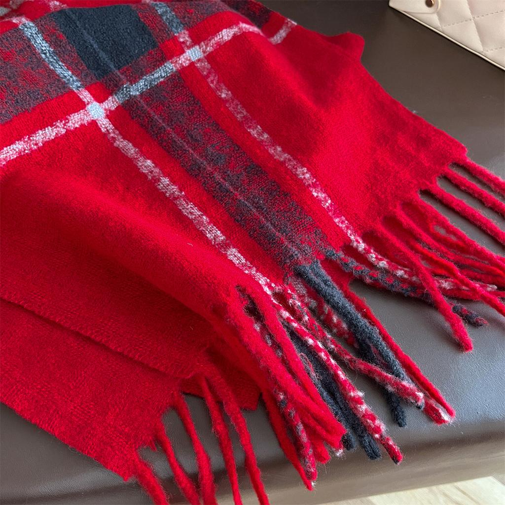 Luxury Winter Scarf Women Cashmere Warm Pashmina Brand Foulard Female Shawls Wraps Thick Soft Bufanda Poncho Scarves Stole