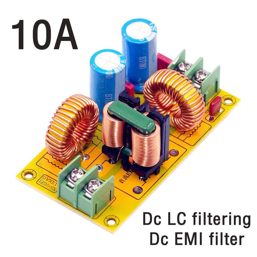 2A 4A 10A 20A DC LC Filter EMI Electromagnetic Interference Filter EMC FCC High Frequency Power Filtering Module