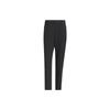 Casual Slim Fit Pants With Solid Color Logo Knee Stitching Men Pants Black JE8625