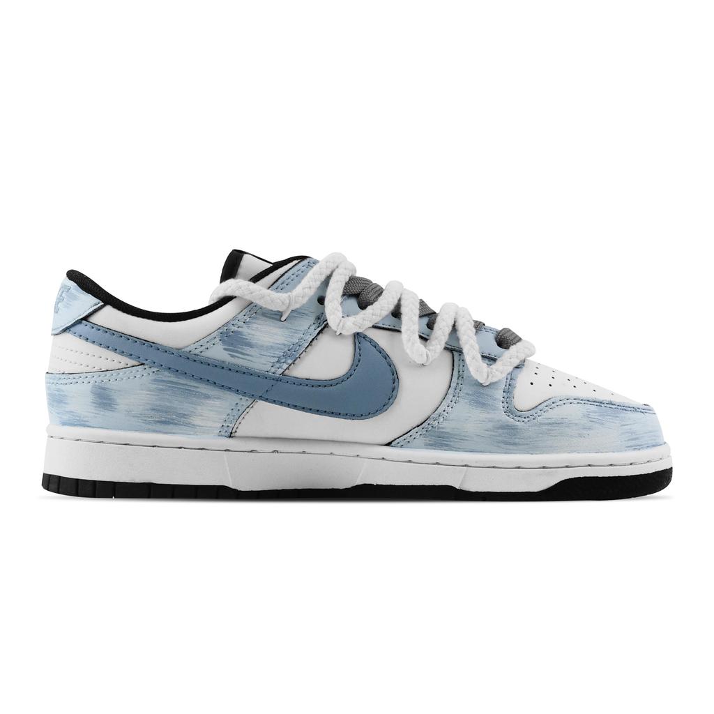 Nike Кроссовки для скейтборда Dunk Mist At Sea, Потерянный корабль, Износостойкие, Нескользящие, Низкие, Унисекс DD1391-100(Команда529-)