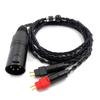 Улучшенный 4-контактный балансный кабель XLR для наушников hd600 hd650 hd580, гладкий высокочастотный кабель, аксессуары