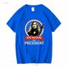 Dave Mustaine for President T Shirt S to 4XL long sleeves vintage Washed homme streetwear Stylish Stretched Unisex Breathable