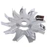A03K-Chrome Alternator Fan And Pulley Kit For Chevy Small Block 327 350 383 400 1957 1985 Generator Pulley+Impeller