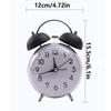 4 Inch Size Desk Alarm Clock Loud Alarm Bedside Wake-up Clock Mechanical Clock  Morning Routine