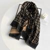 Scarf Women's Winter Imitation Cashmere Scarf High-end Sense Versatile Retro Long Shawl Warm Dual-purpose Scarf