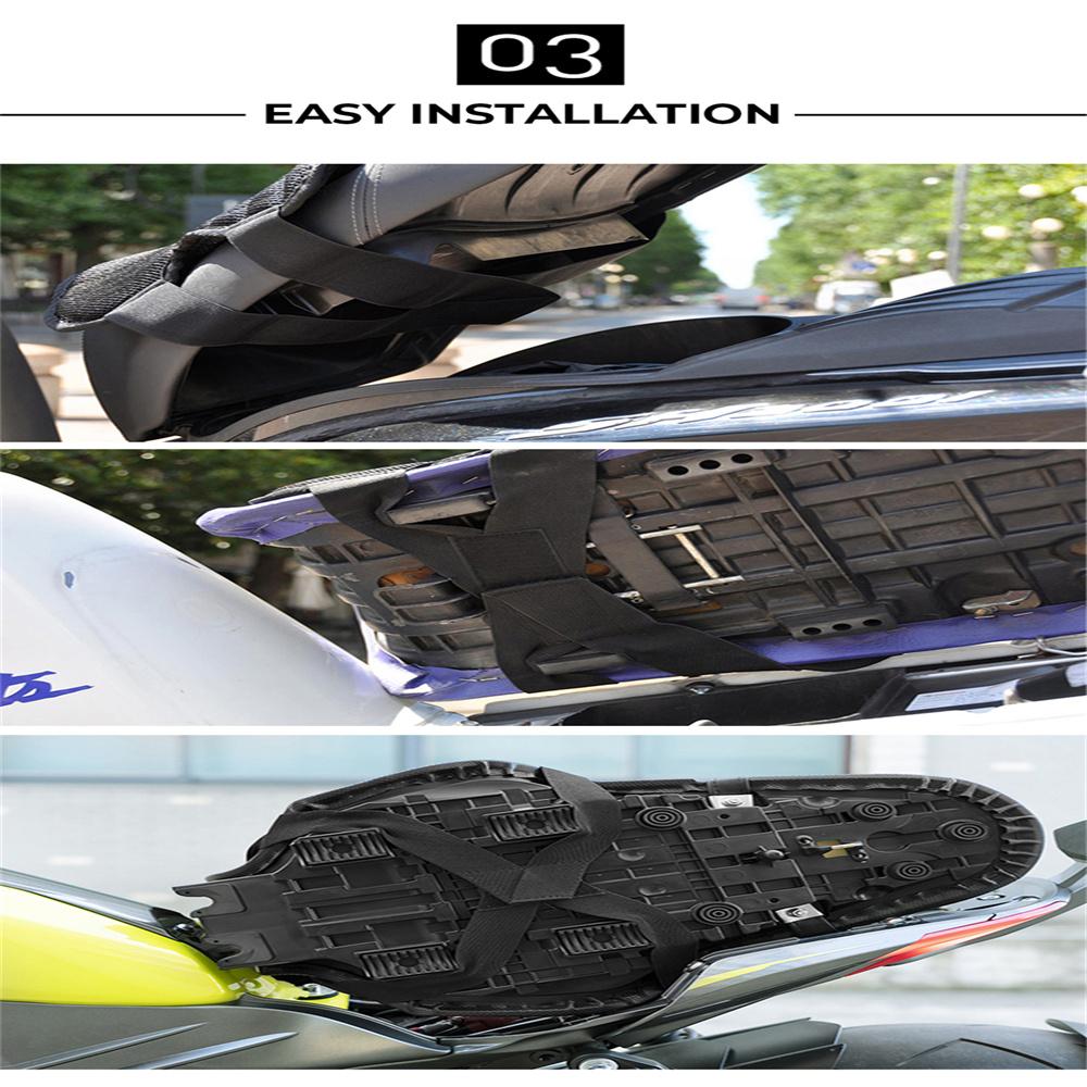 Motorcycle Seat Cushion 3D Air Pad Rear Passanger Seat Cover Cool Sunproof Mat