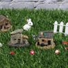 Building Statue DIY Landscaping Mini Crafts Garden Decoration Resin House Miniatures Figurines