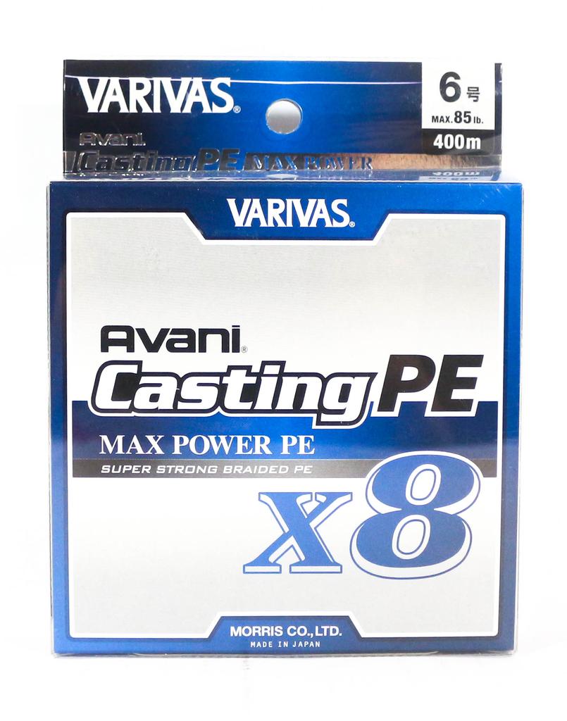 Varivas Линия PE New Avani Max Power Casting X8 400 м PE 6 85 фунтов (8661)