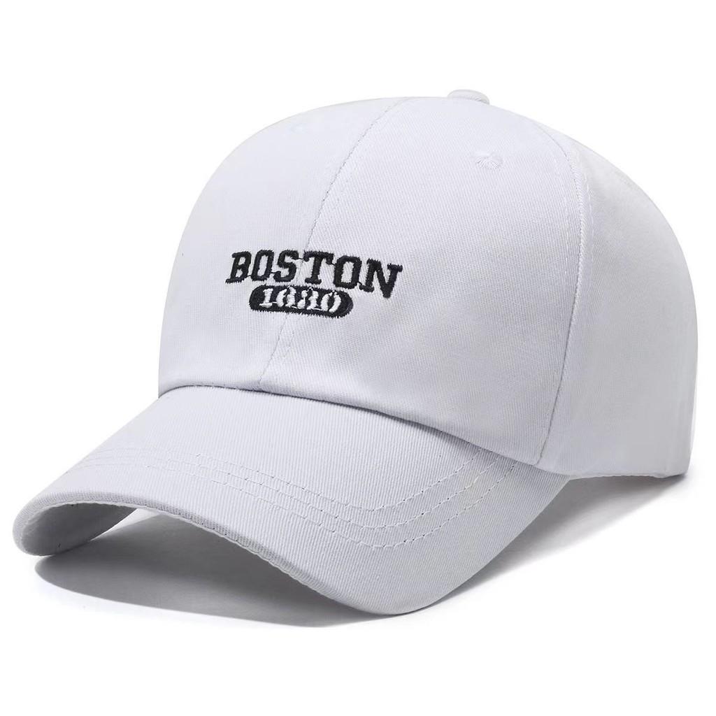 Boston 1690 Letter Embroidery Baseball Cap Sun Protection Breathable Gift Hat