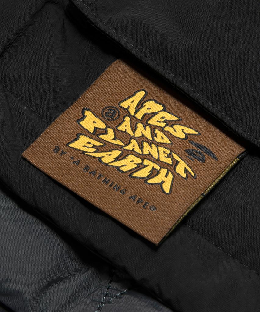 AAPE Hooded Quilted Jacket / Aapjkm7745Xxpbkx