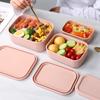 Silicone Bento Boxes Lunch Container,  Leak-Proof Lunch Container, BPA-Free, Dishwasher Safe