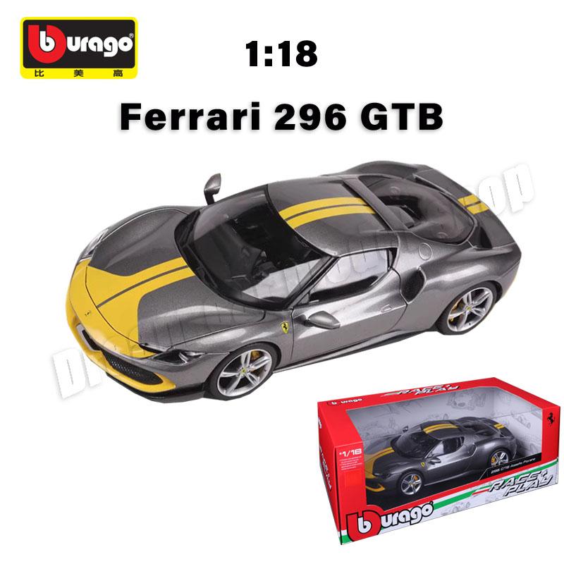 1:18 коллекционных моделей автомобилей серии Bburago Ferrari из легкого сплава, новый стиль Ferrari SF90 XX Stradale, литые под давлением миниатюрные модели машинок, игрушки
