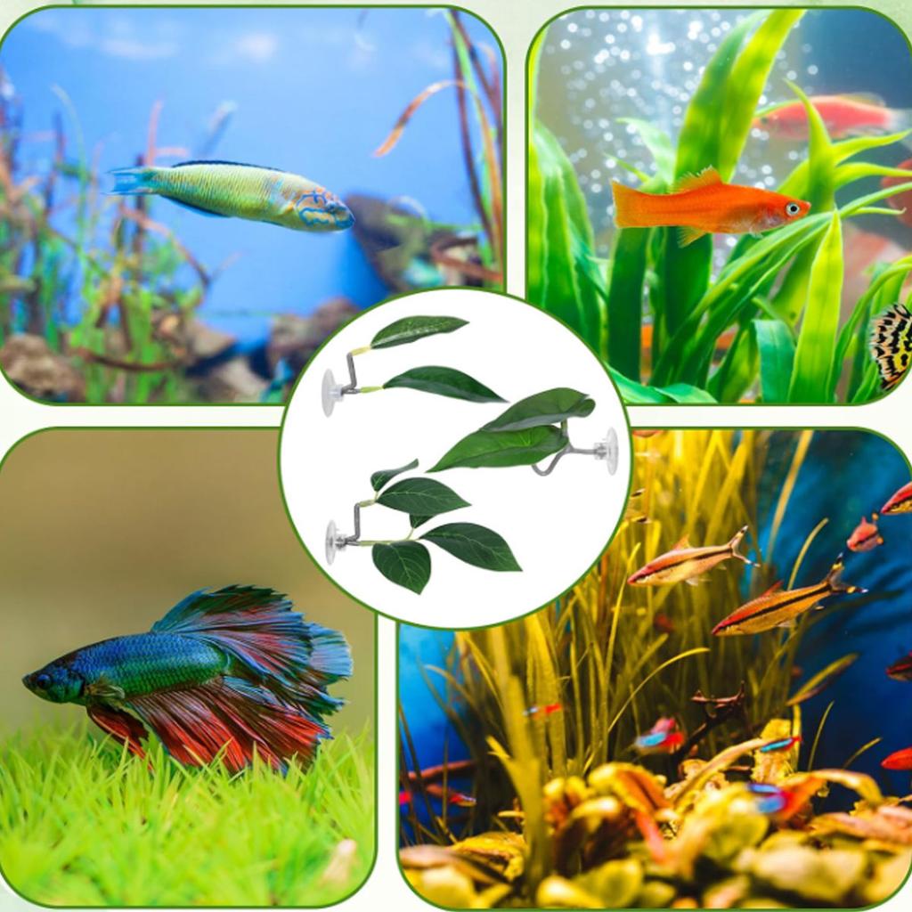 Betta Fish Hammock Plastic Imitation Fish For Resting Breeding Aquarium Decorative Plant Simulating The Natural Habitat Of Fish