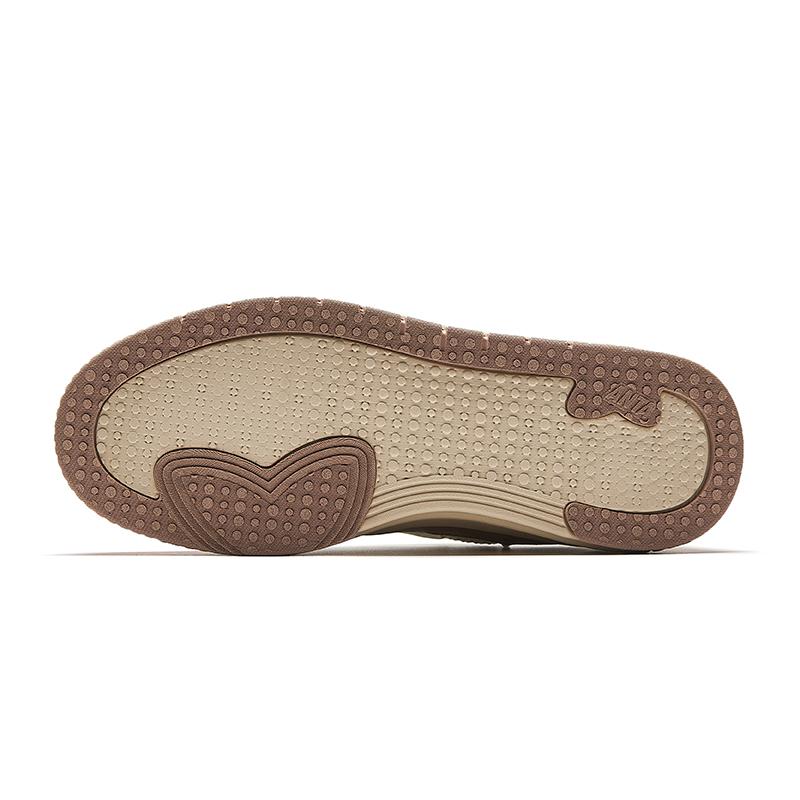 Anta Кроссовки для скейтборда Mousse Low top Женские Цвет: Слоновая кость/Желто-оранжевый/Классический коричнево-серый 122548035-3